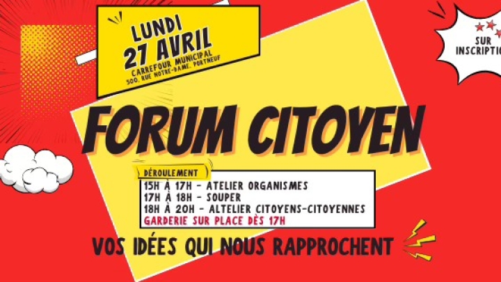 Forum citoyen Mes idées. Notre avenir.