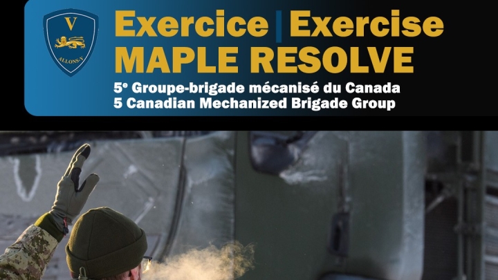 Exercice militaire - Présence dans la Ville de Portneuf