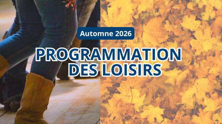 Programmation des loisirs - Automne 2026