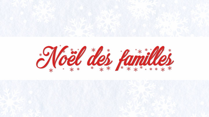 Inscription cadeau Noël des familles