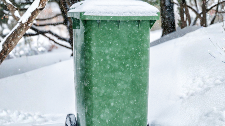 Bien placer les bacs roulants l'hiver!