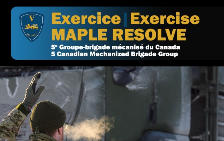 Exercice militaire - Présence dans la Ville de Portneuf