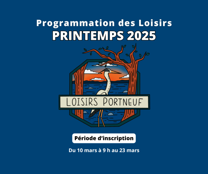 Programmation des loisirs printemps 2025