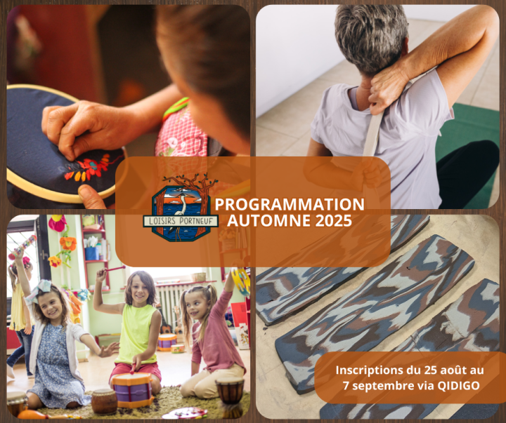 Programmation des loisirs - Automne 2025