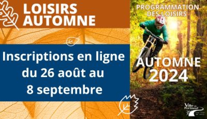 Loisirs d'AUTOMNE