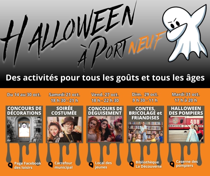 Toutes les activités pour Halloween 2023!