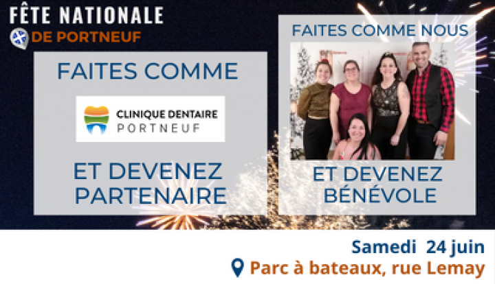 Fête national - Devenez partenaire ou bénévole