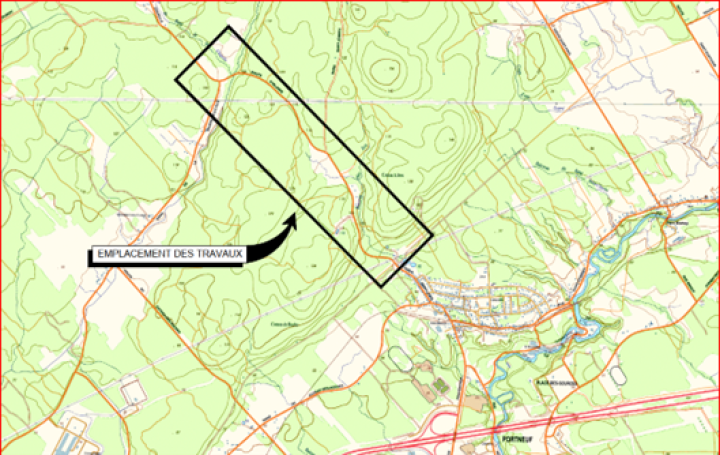 TRAVAUX - avenue Saint-Louis et rang de la Chapelle